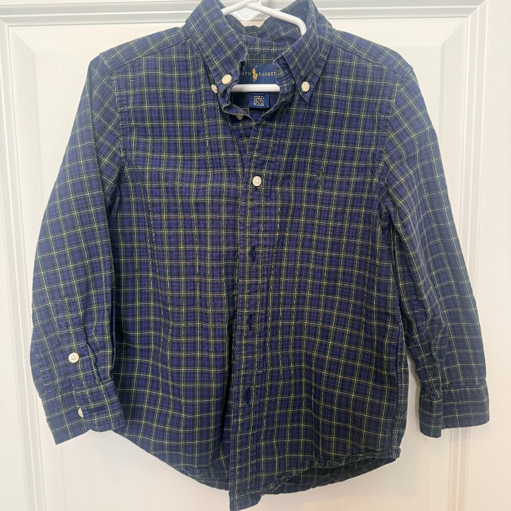 Boys Polo Ralph Lauren Long Sleeved Button Down 4T